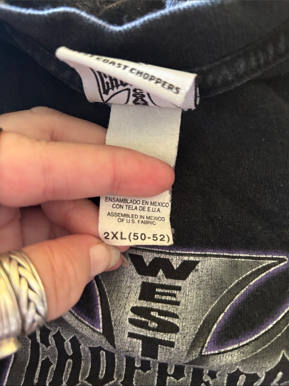 West Coast Choppers Purple Graphic Tee - Men - Picture 7 of 7